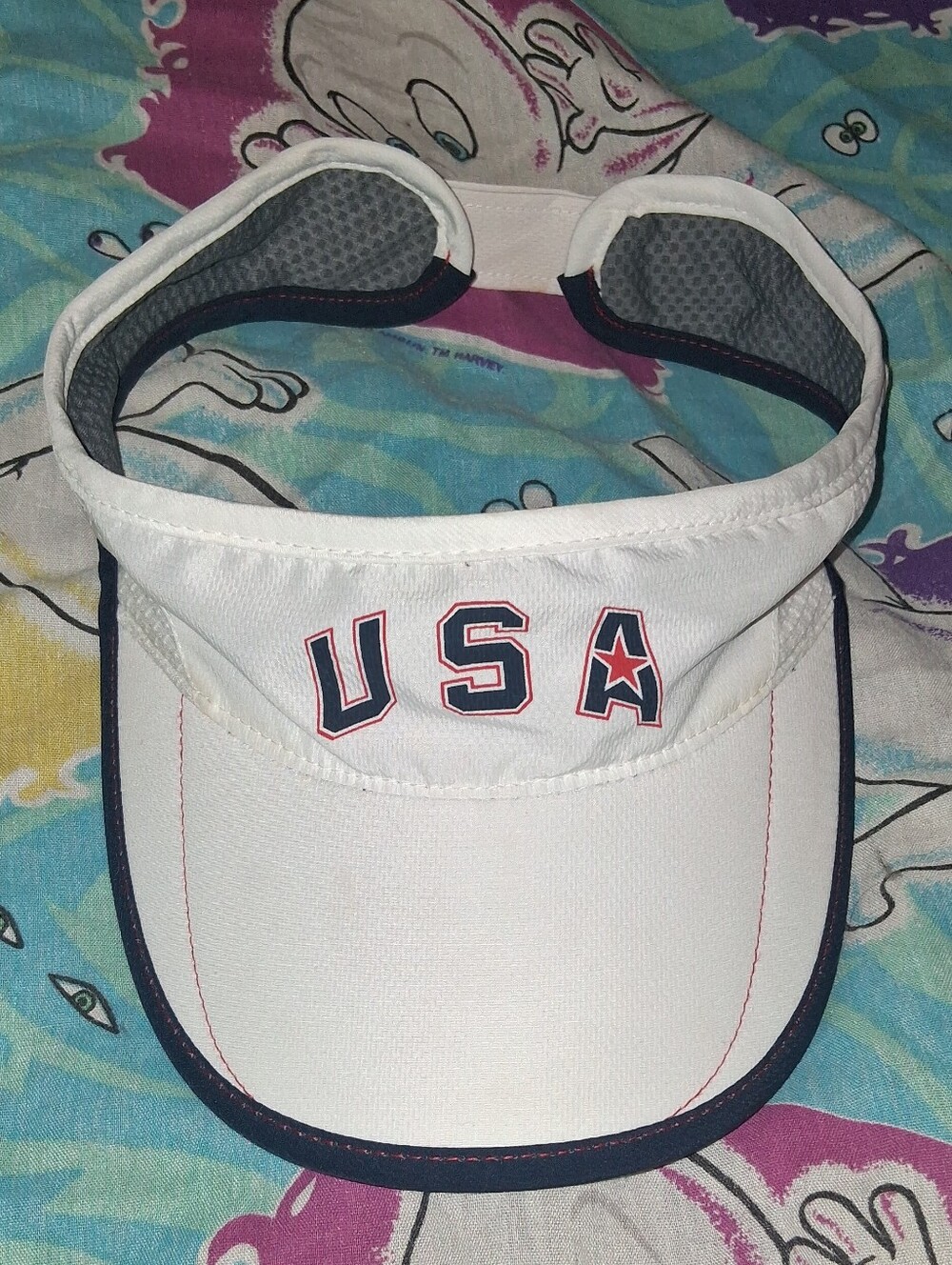 90s Nike USA Olympics Vintage Visor Cap Hat United States Of Americs